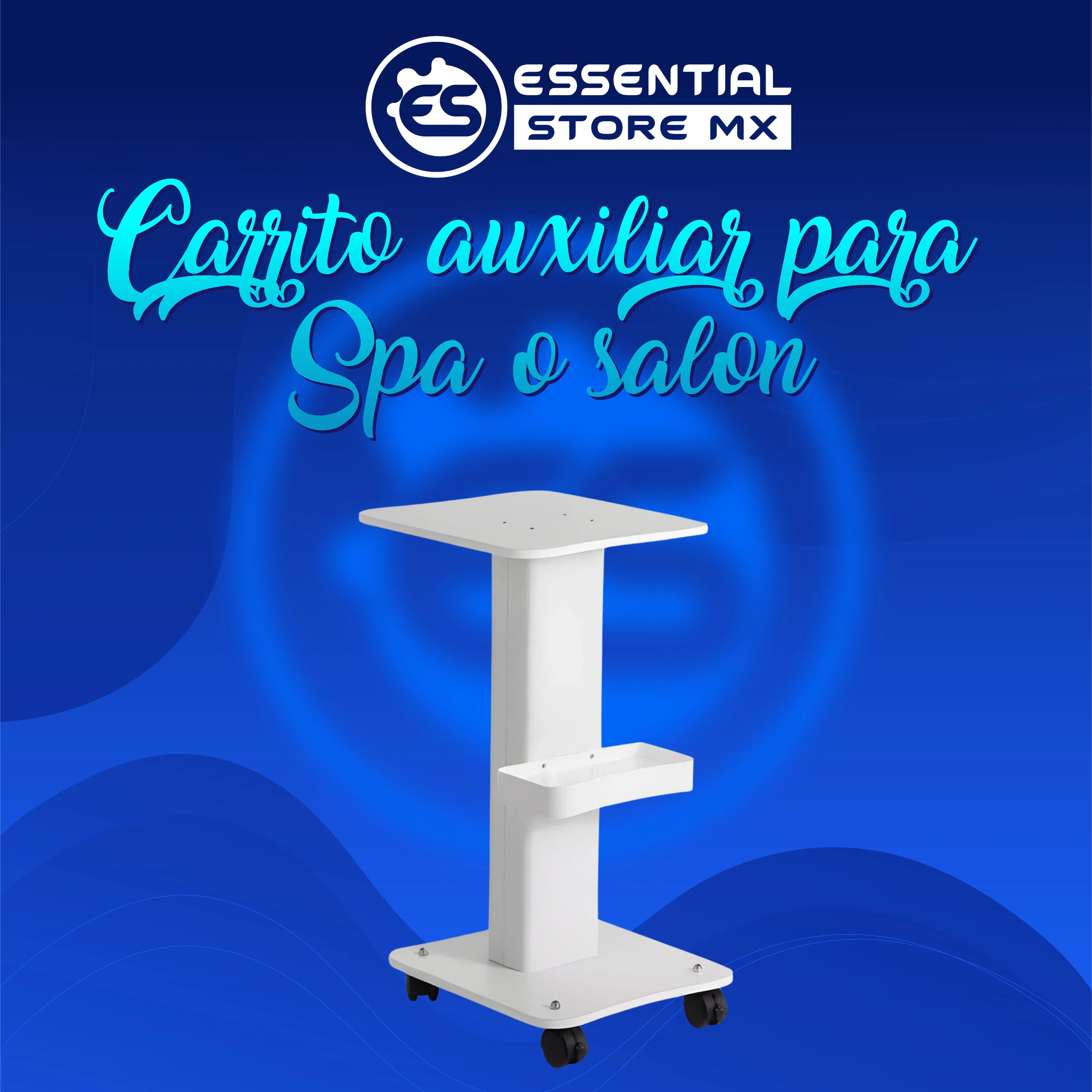 Carrito Auxiliar para Spa o Salón