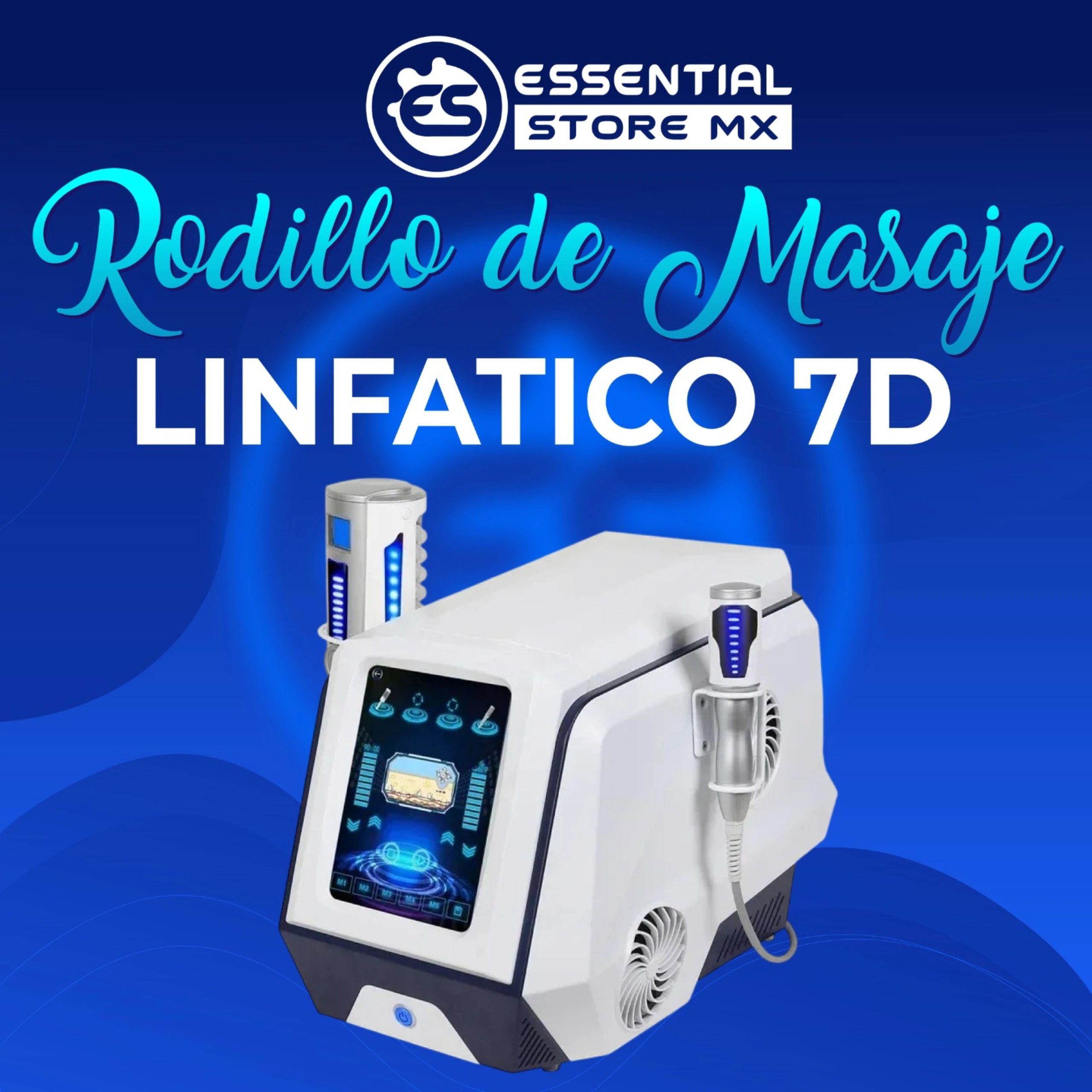 Rodillo de Masaje Linfático 7D