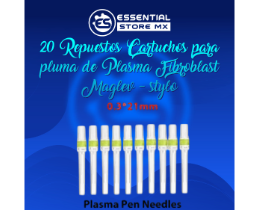 20 Repuestos Cartuchos para Pluma de Plasma Fibroblast Maglev Stylo