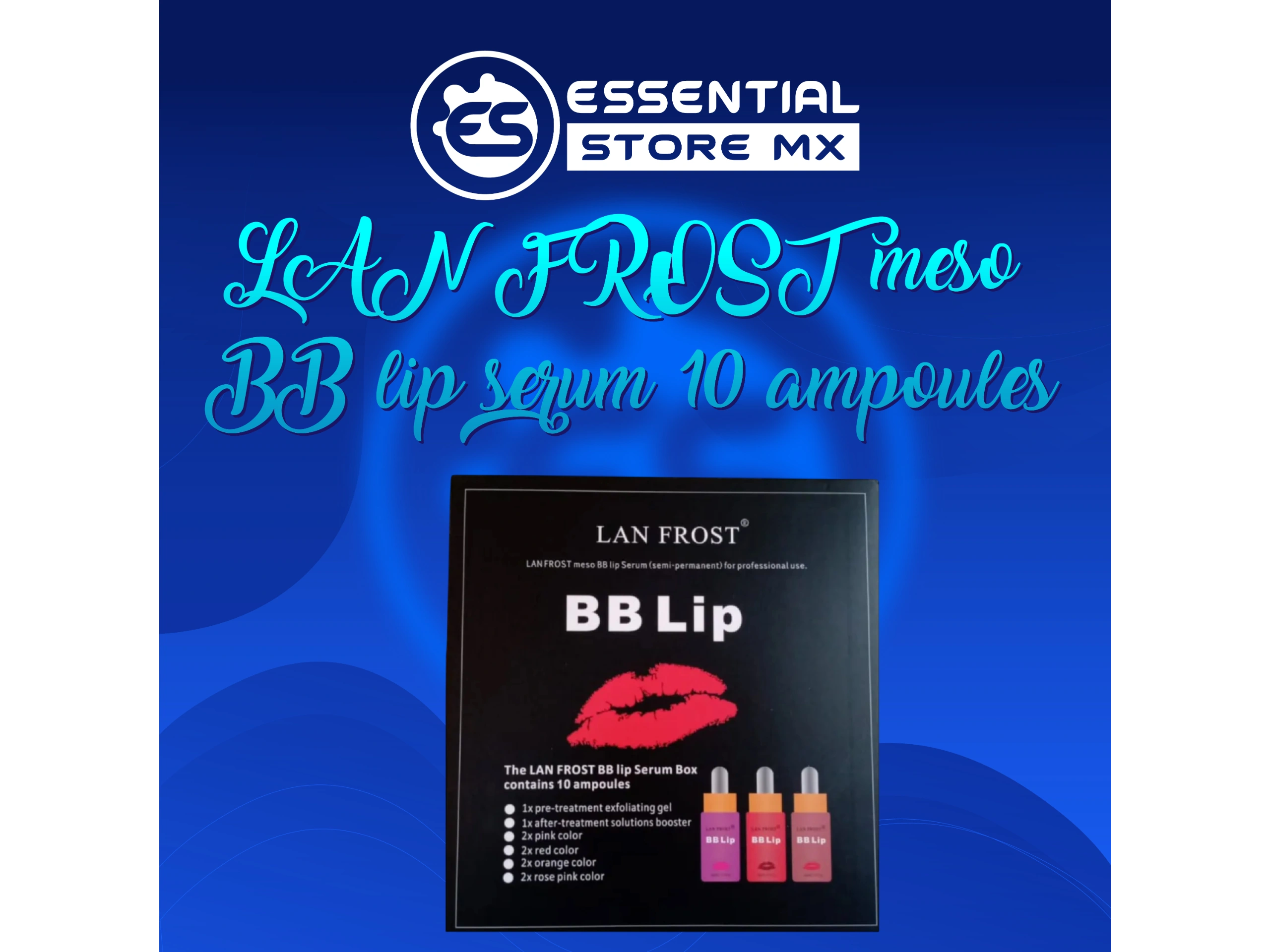 LAN FROST Meso BB Lip Serum 10 Ampoules