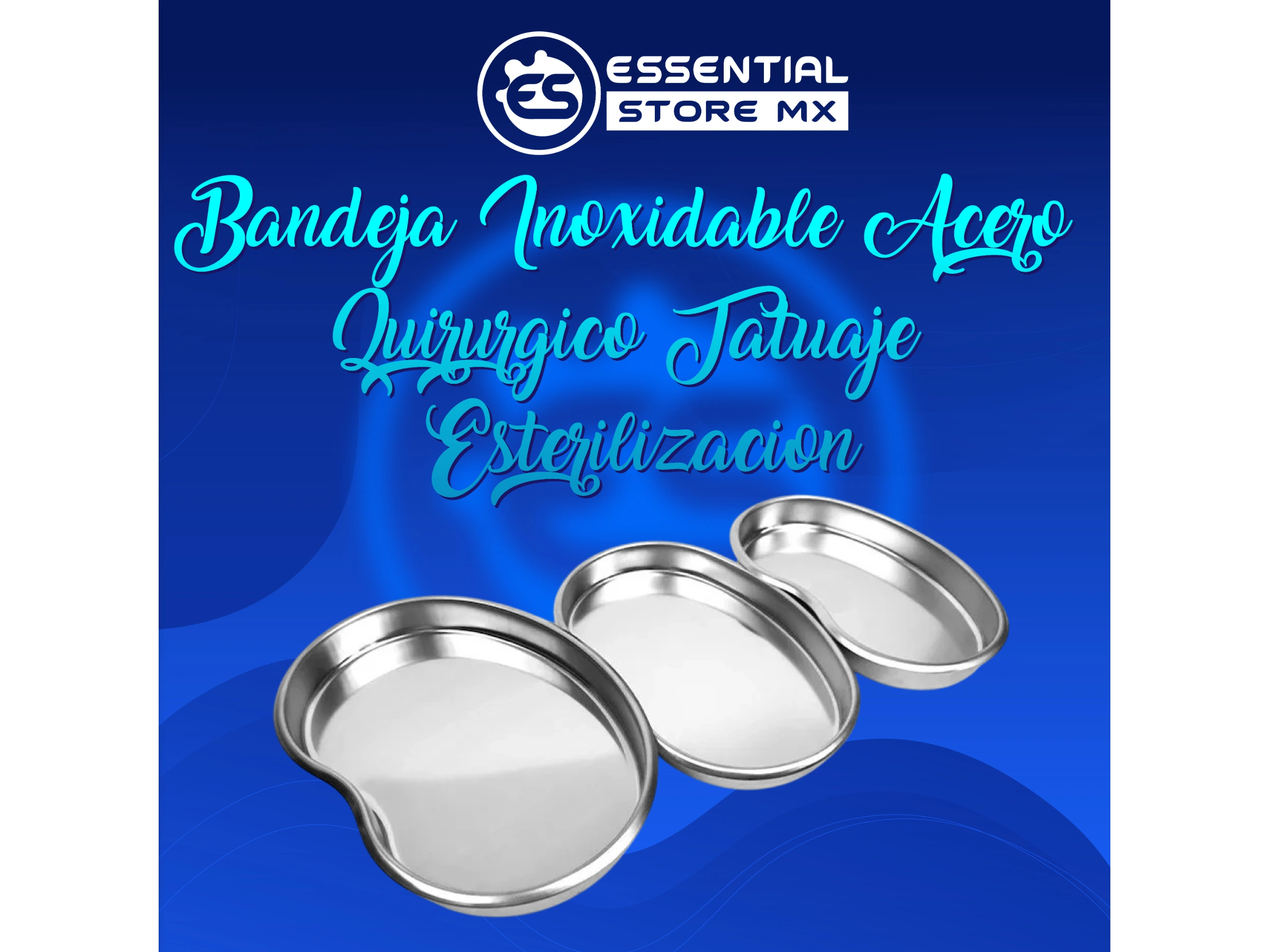 Bandeja Inoxidable Acero Quirúrgico Tatuaje Esterilización