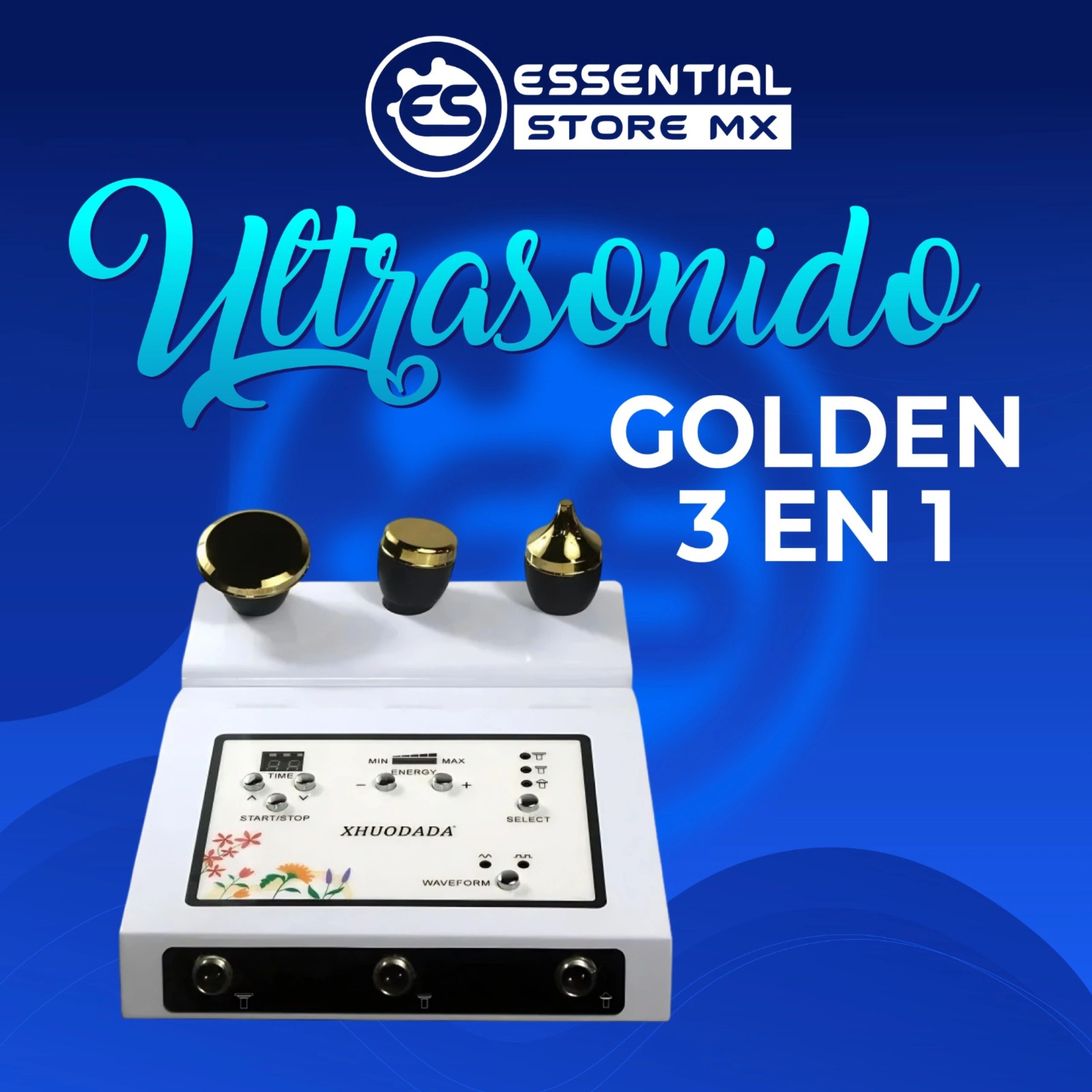 Ultrasonido Golden 3 en 1 Rejuvenecimiento 1 MHz