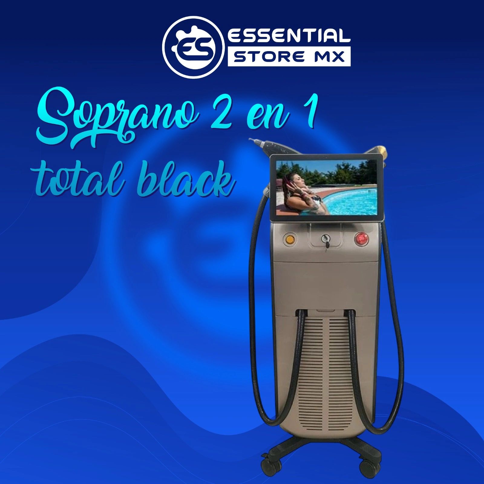Soprano 2 en 1 Total Black