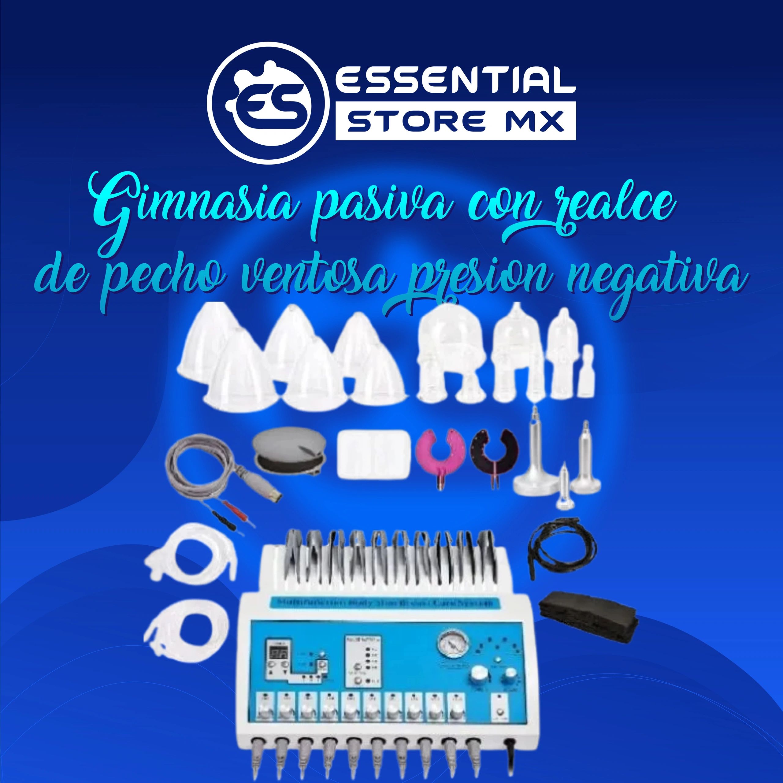 Gimnasia Pasiva con Realce de Pecho Ventosa Presión Negativa