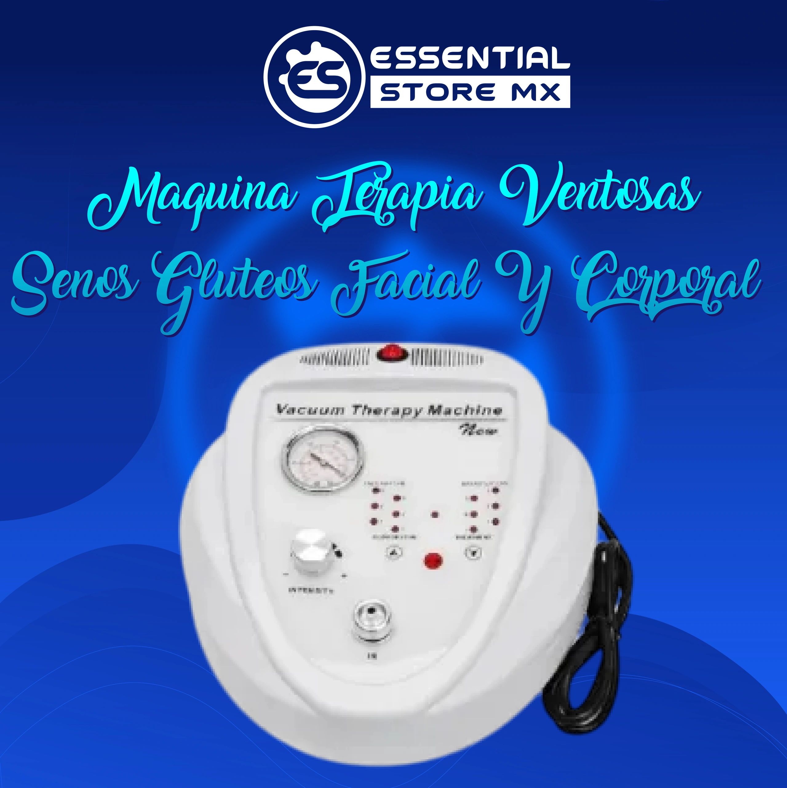 Maquina Terapia Ventosas Vacum Levanta Senos Glúteos Facial