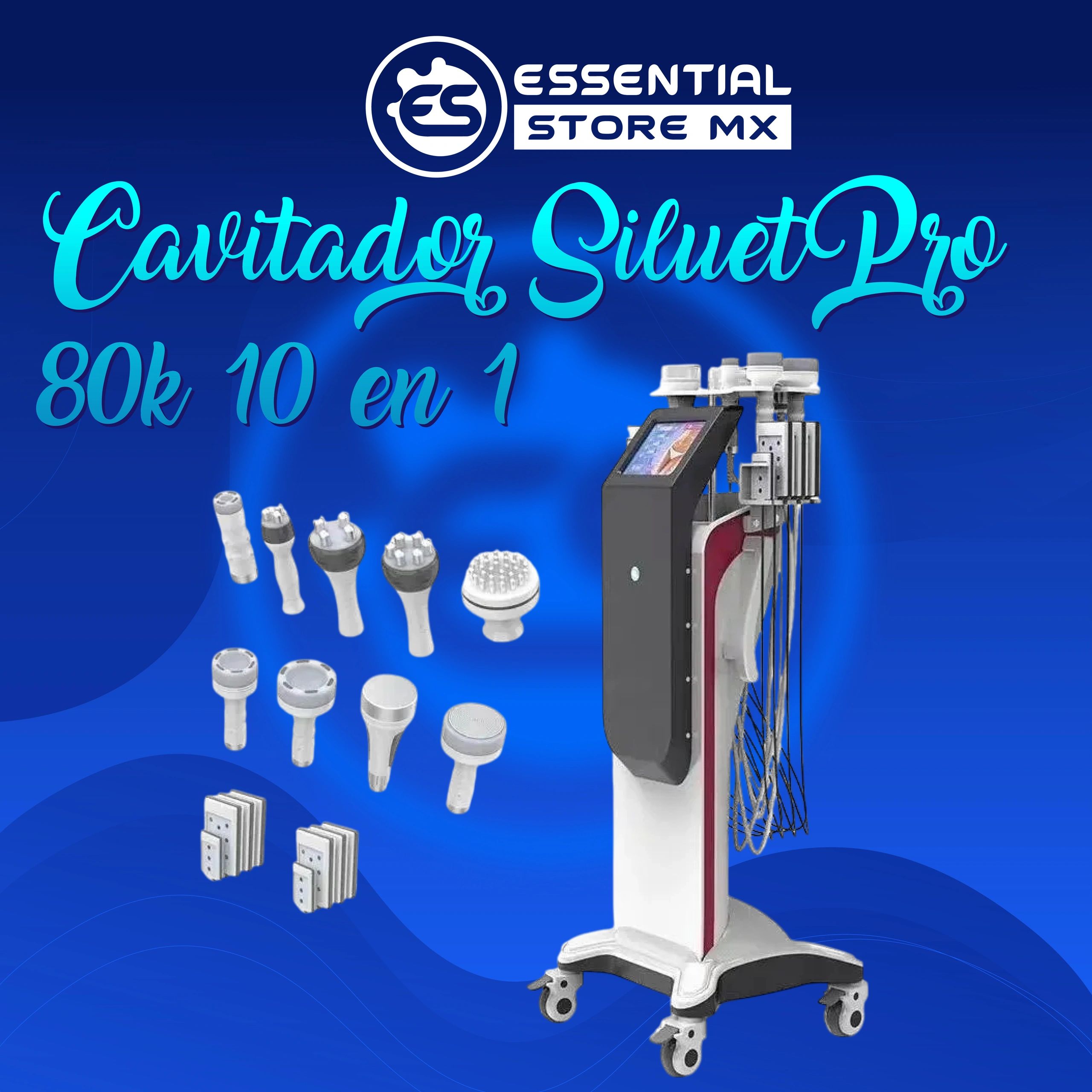 Cavitador SiluetPro 80K 10 en 1